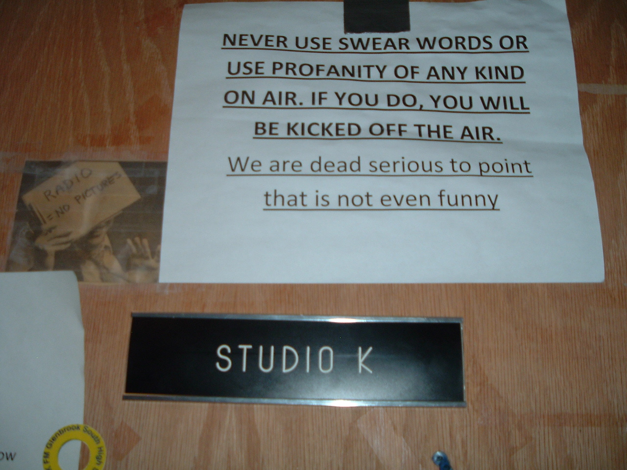 12 Days Of Radio Station Signage Day 5 Never Use Swear Words Radio 