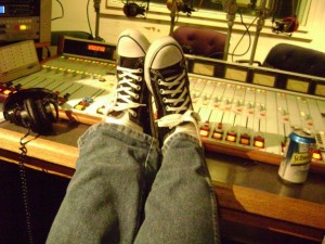 The  studio sneakers of Uncle Sidney