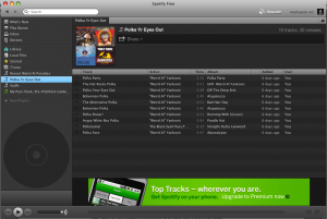 Spotify app screenshot