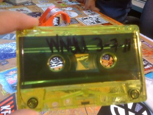 Cassette Tape at WNYU (Photo: J. Waits)