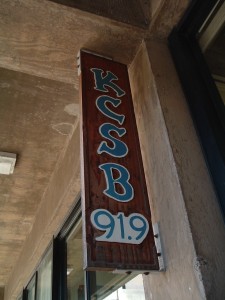 KCSB Sign (Photo: J. Waits)