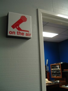 On the Air sign at KCNL in San Jose