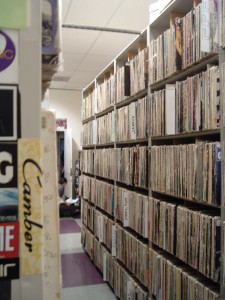 KALX Vinyl Library in 2010 (Photo: J. Waits)