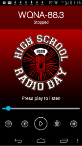 High School Radio Day Android application