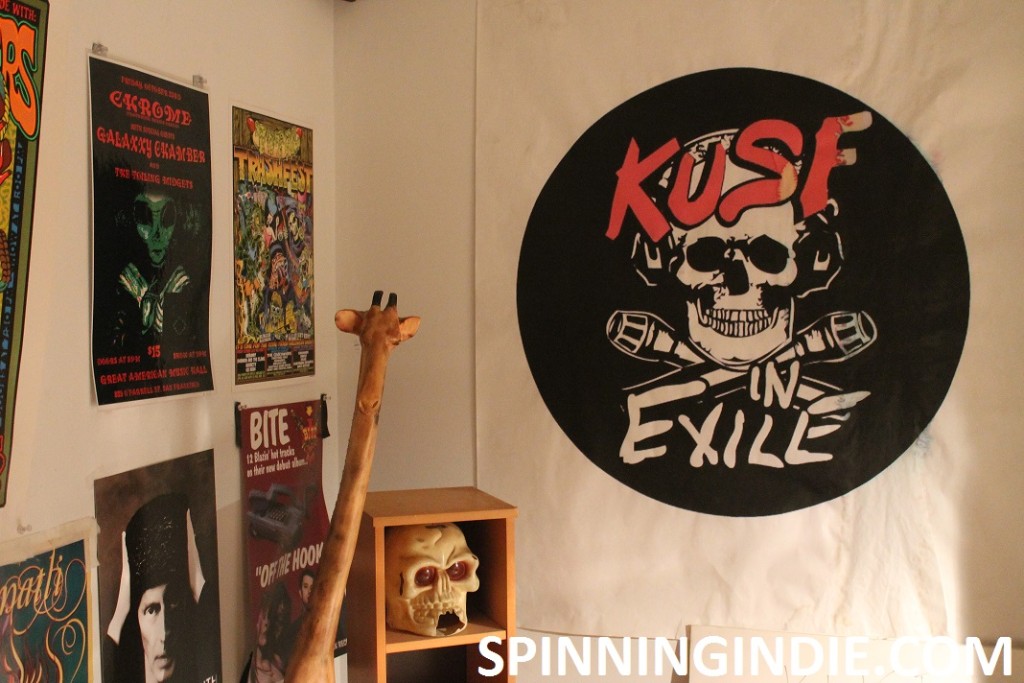 KUSF in Exile/SF Community Radio studio