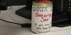 Swear Jar at college radio station UWave