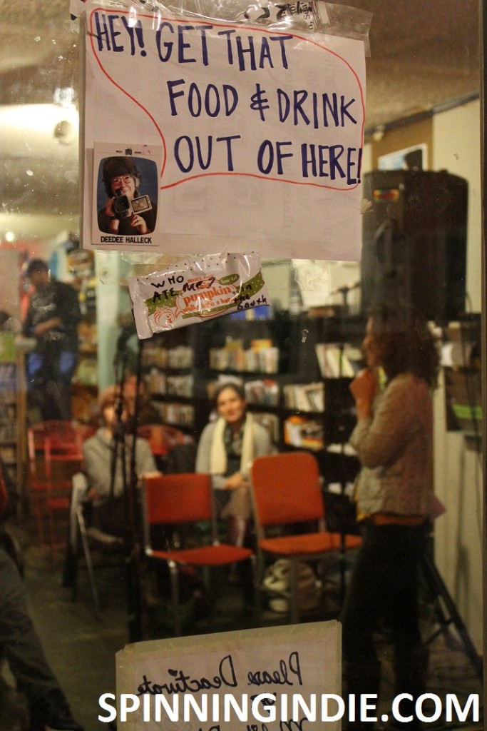 view of Hollow Earth Radio lobby from studio