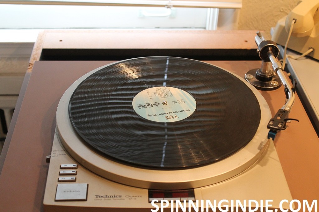 turntable in WONC production studio