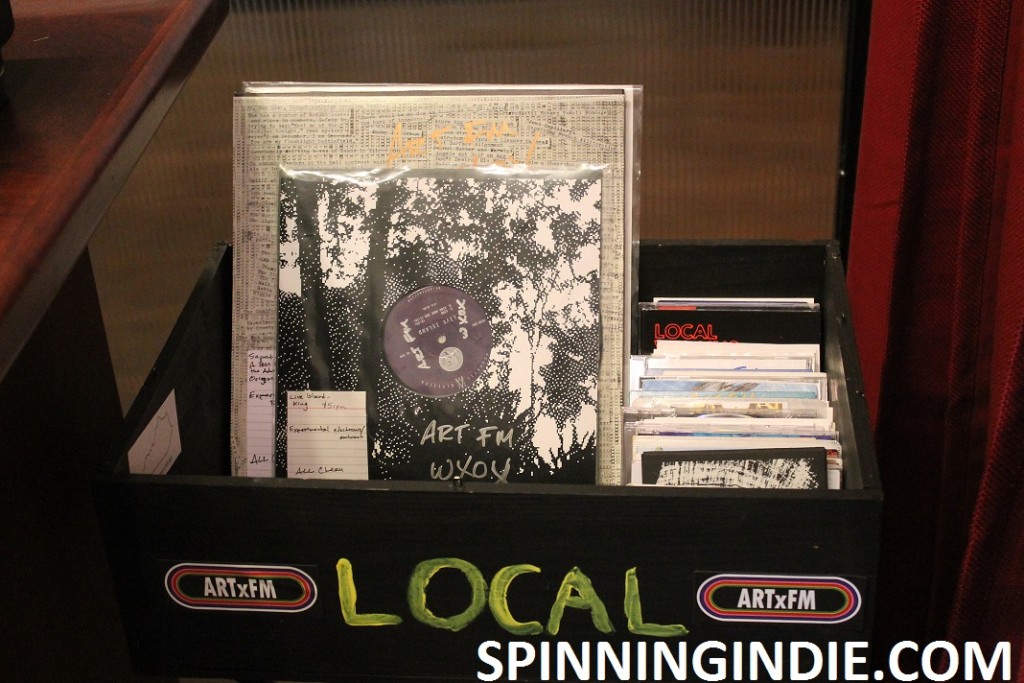 local music bin at ARTxFM