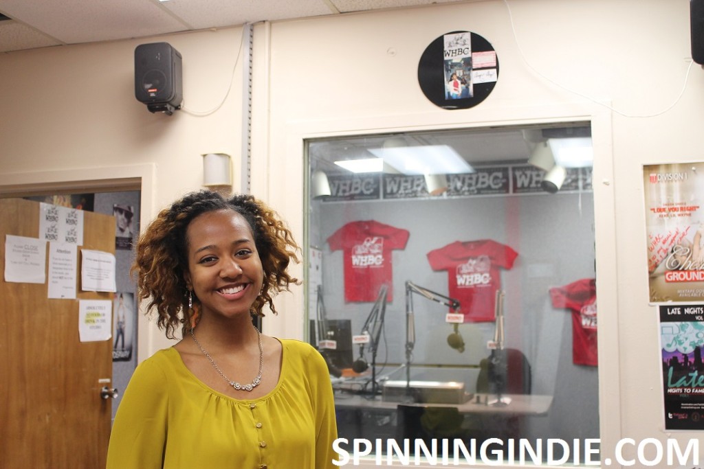 college radio station WHBC's General Manager Jasmine Catchings