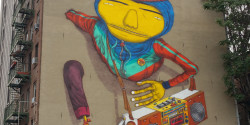 Boom box man Os Gemeos