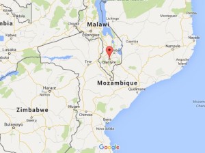 map of Malawi