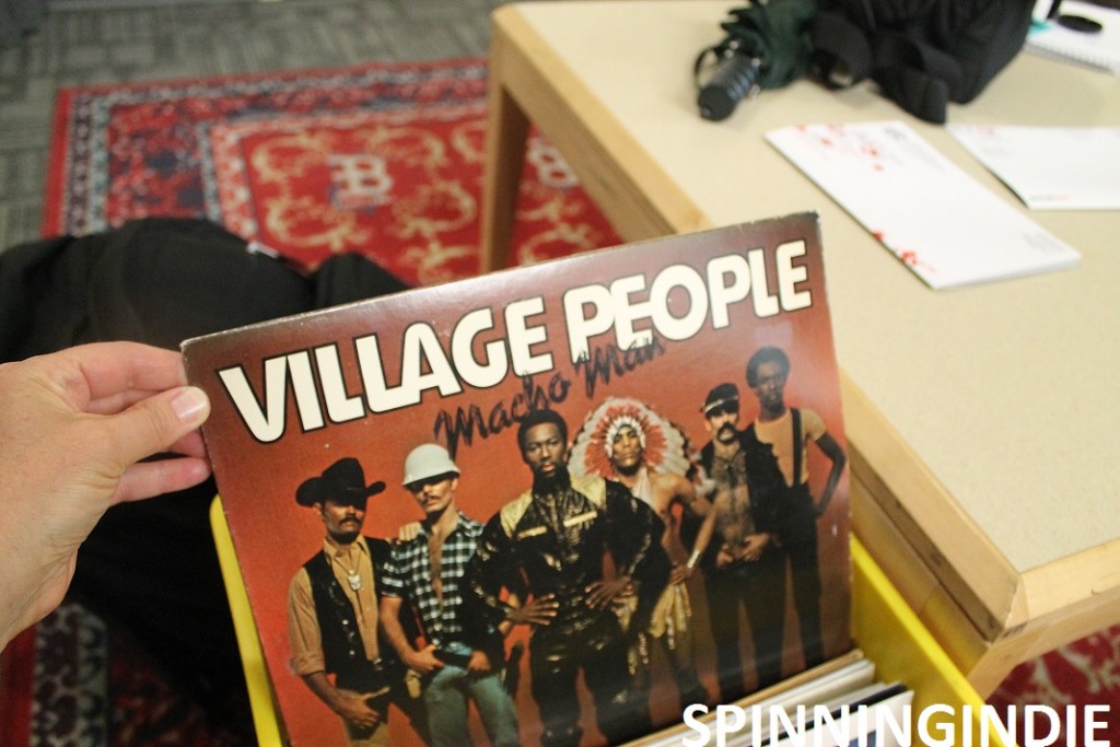 Village People record at college radio station WVAU