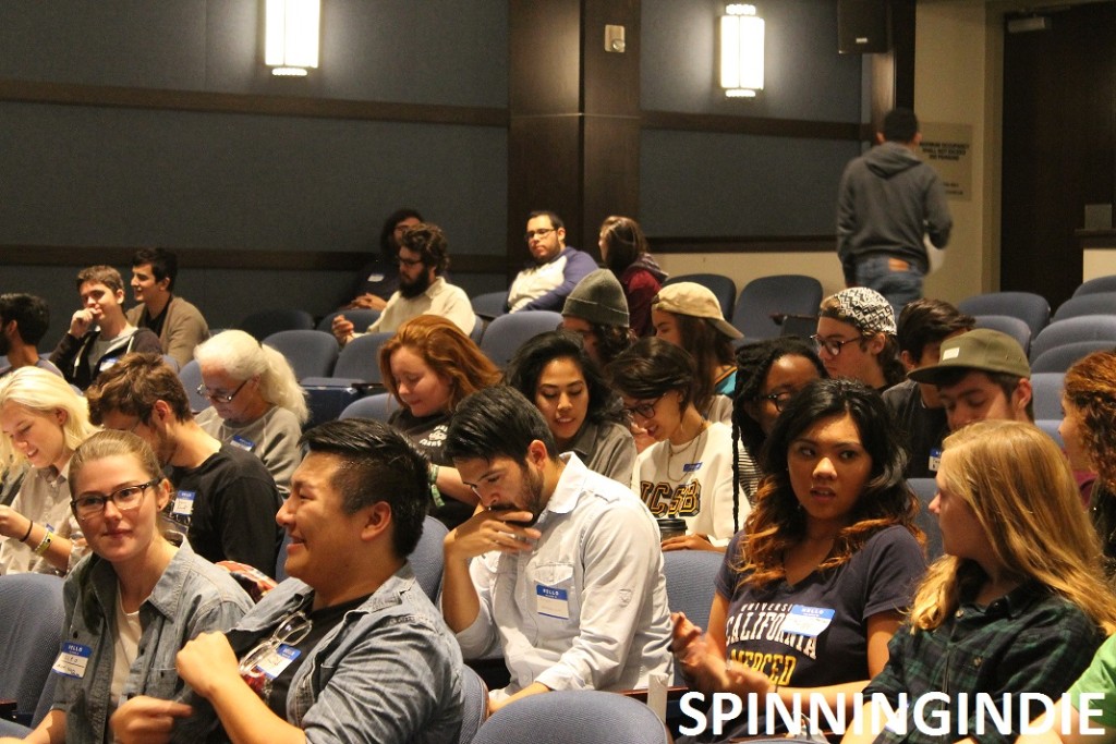 Attendees listen to sessions at UCRN. Photo: J. Waits