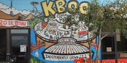 Community radio station KBOO's mural outside its building in Portland, Oregon. Photo: J. Waits
