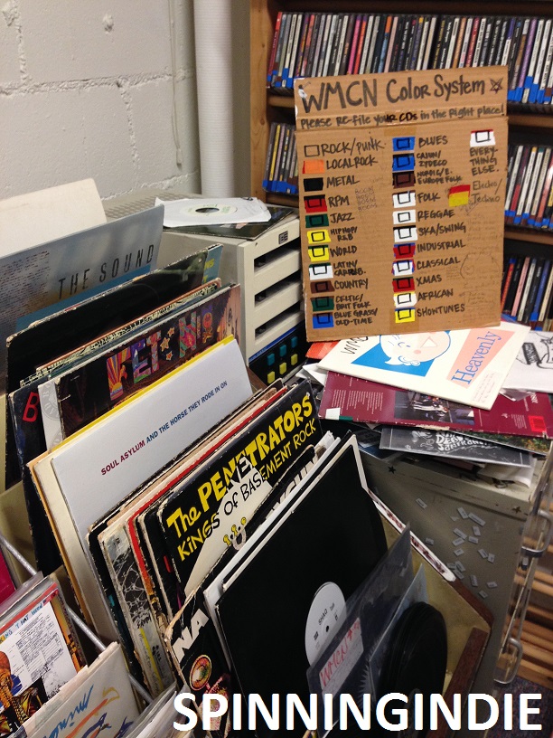 A Visit to the Dorm Basement Home of College Radio Station WMCN at