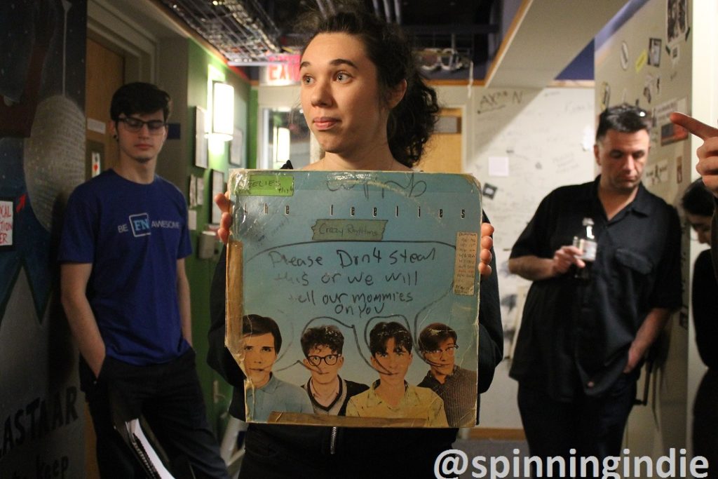 DJs in record library at WPRB. Photo: J. Waits