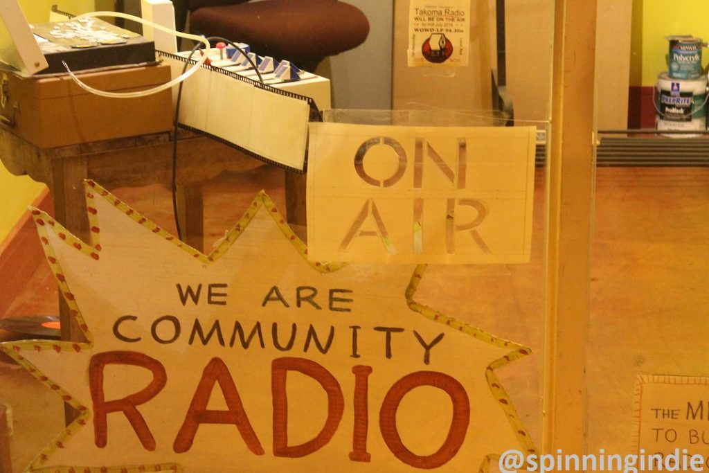 Peeking into Takoma Radio's studio in February, 2016. Photo: J. Waits