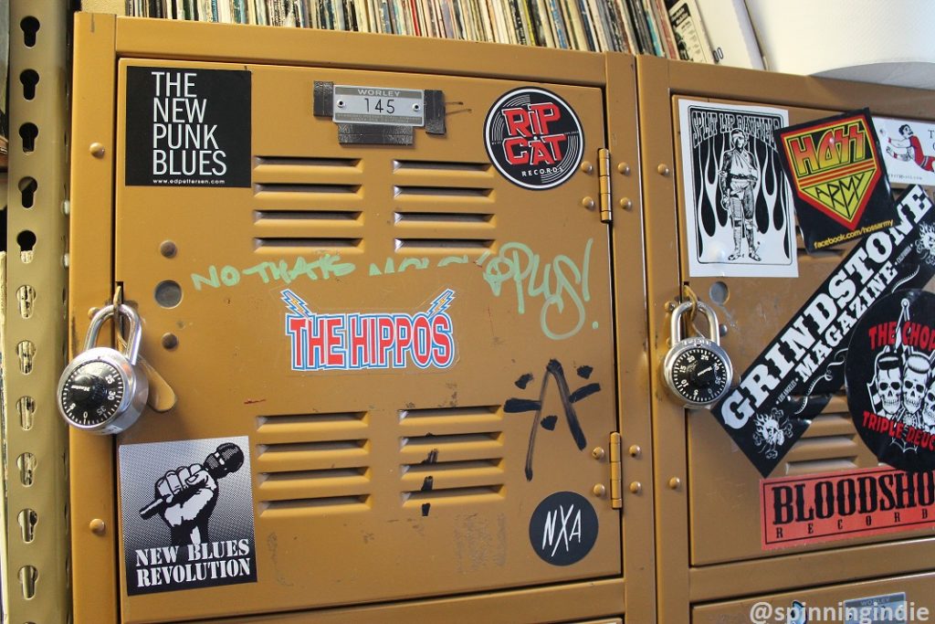 Lockers at KUCI. Photo: J. Waits