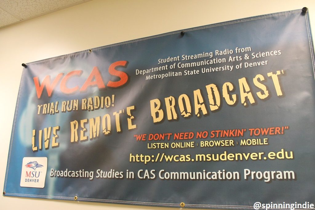 WCAS banner. Photo: J. Waits