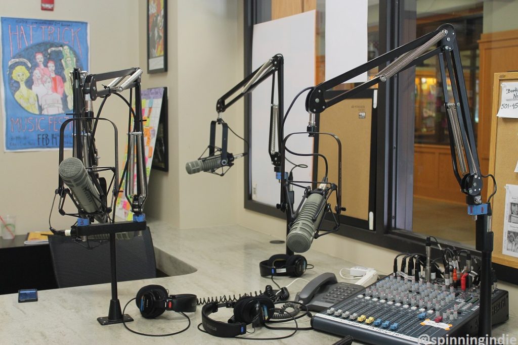 College radio station KHDX. Photo: J. Waits