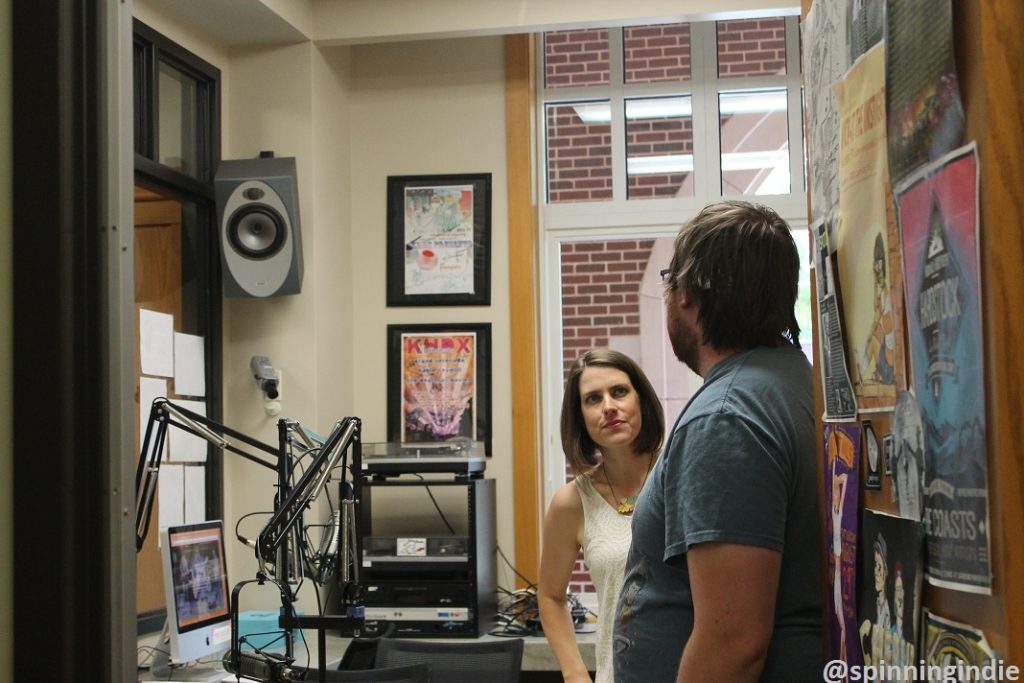 Maureen McClung and Technical Director Jacob Turner. Photo: J. Waits