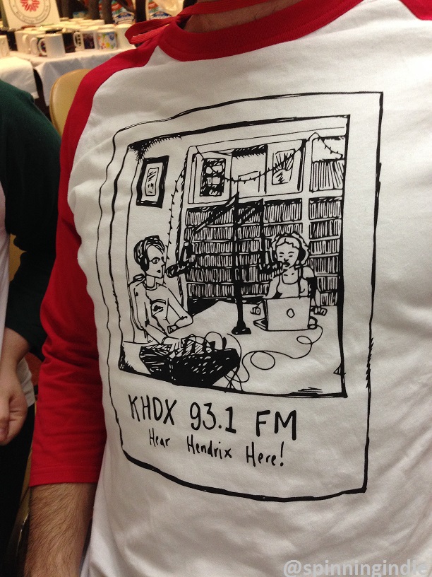 KHDX t-shirt at GRC conference. Photo: J. Waits