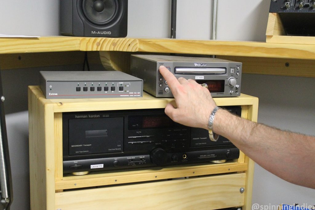 Equipment on KPSQ-LP studio. Photo: J. Waits