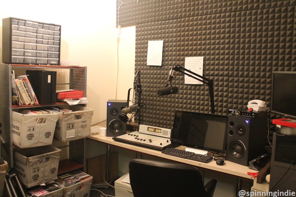 WVCW production studio. Photo: J. Waits