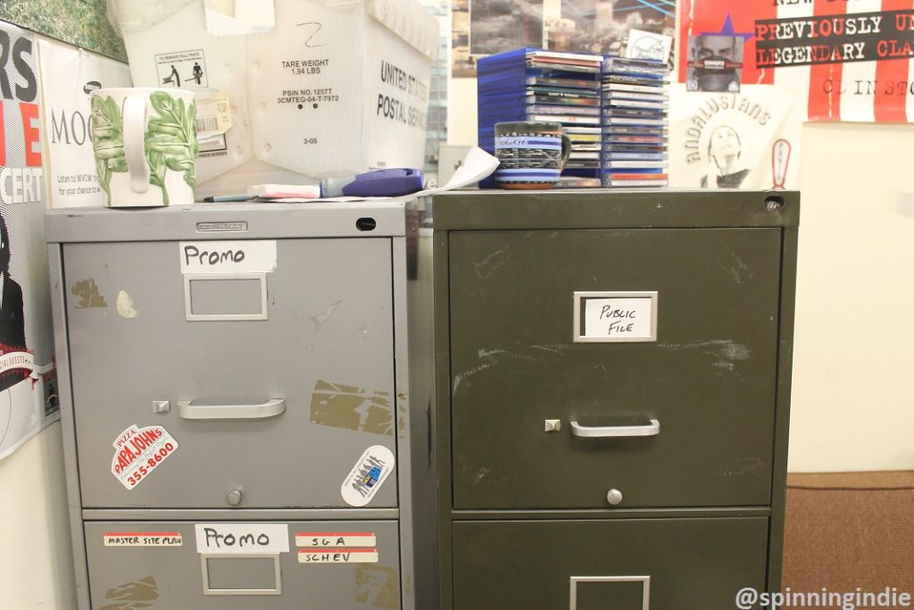 File cabinets at WVCW. Photo: J. Waits