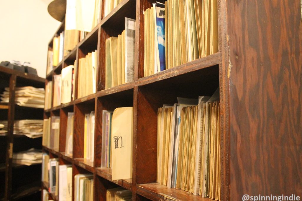 College radio station WCWM's library of 7" vinyl records. Photo: J. Waits