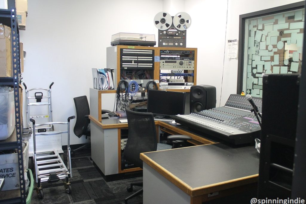 KXLU's live studio. Photo: J. Waits