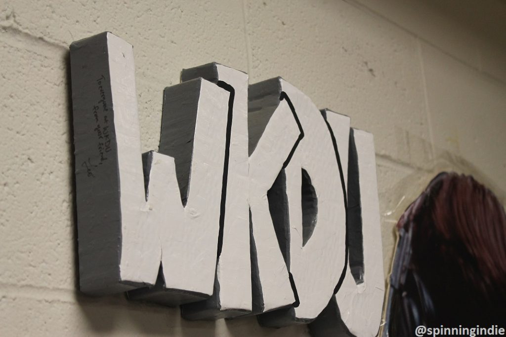 Leo Blais WKDU sign. Photo: J. Waits