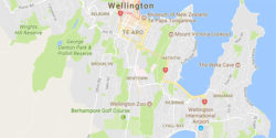 Wellington NZ map