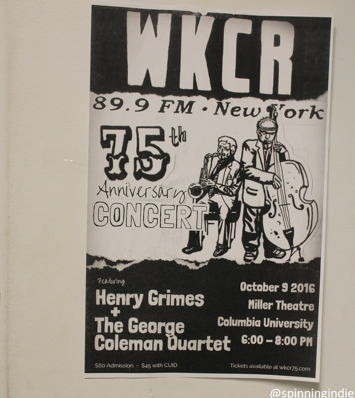 WKCR flyer. Photo: J. Waits