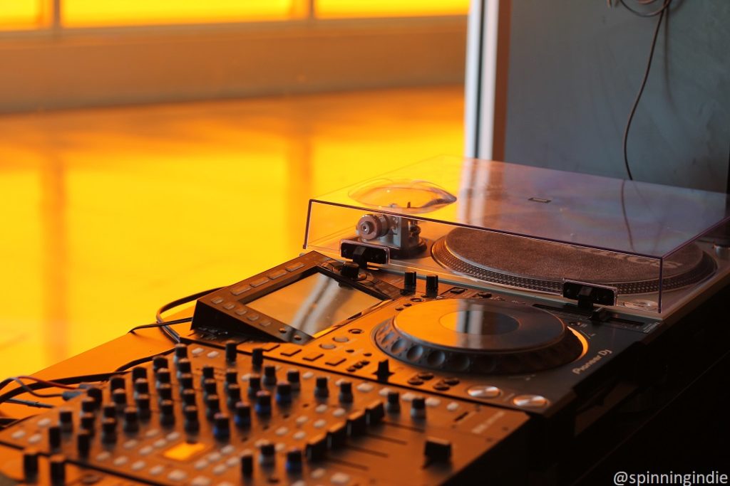 Turntables in WIIT studio. Photo: J. Waits