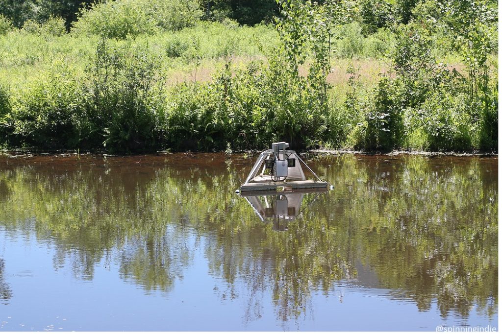 Zach Poff's Pond Station at Wave Farm. Photo: J. Waits