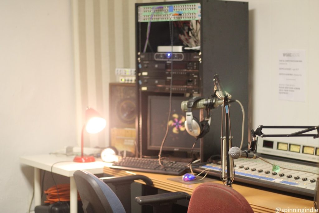 Studio at WGXC Hudson. Photo: J. Waits