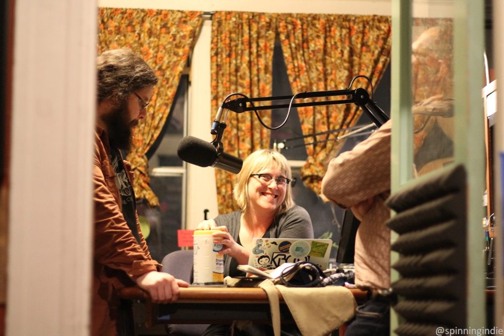 Arthur Rizzotto, Becky Meiers and Paul Riismandel in Freeform Portland studio. Photo: J. Waits