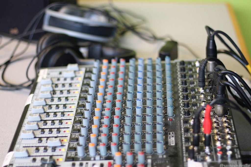 Sound board at KSPU. Photo: J. Waits/Radio Survivor