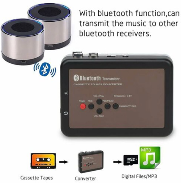Bluetooth Cassette Player and MP3 Converter – Mercantile Miner